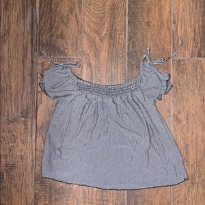 Off the shoulder AE top
